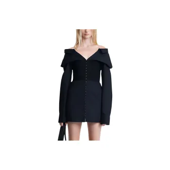 DION LEE Long-Sleeved Dresses Women's Black