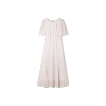TKY SHOP Short Sleeved Dress Women's Cherry Blossom Pink