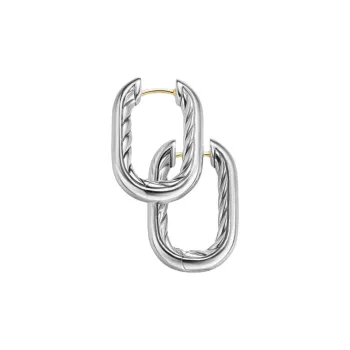 David Yurman Sterling Silver Dy Madison® Hoop Earrings