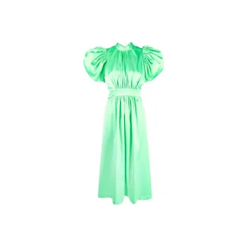 Rotate Short Sleeved Dress Women's Green