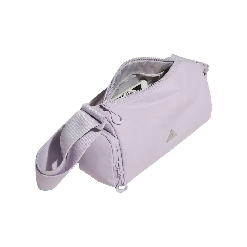 Adidas Recycled Polyester Shoulder Bag, Crossbody Bag Women's Light Purple-3
