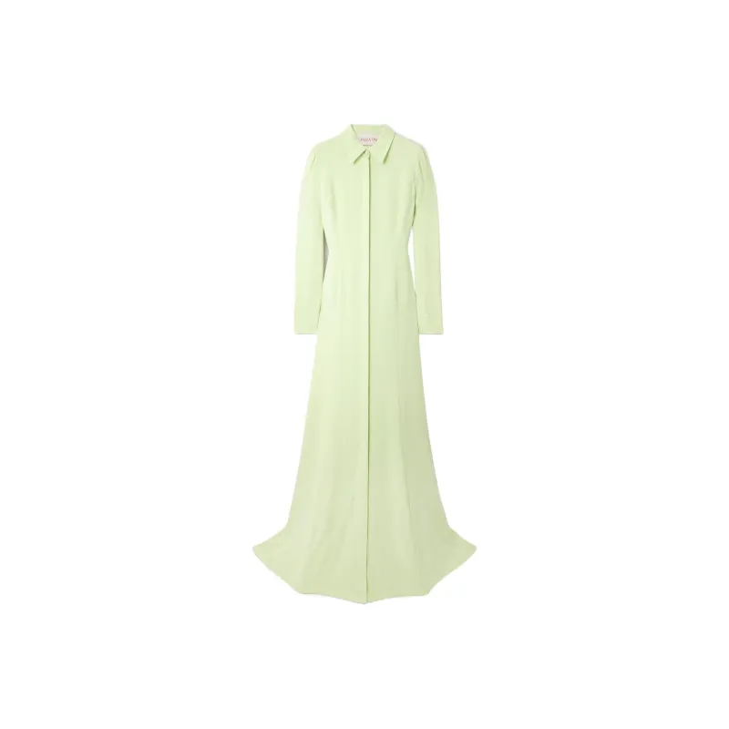 Valentino Long-Sleeved Dresses Women's Green-0