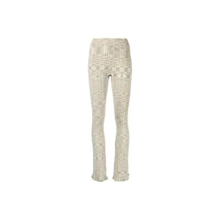 HOLZWEILER Knitted Sweatpants Women's Beige-0