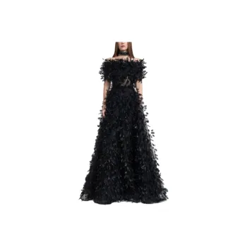 Gemy Maalouf Short-Sleeved Dresses Women's Black