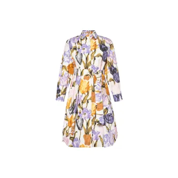 MaxMara Short Sleeved Dress Women's Purple Lilac