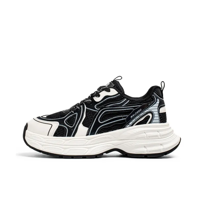HACKBUTEER Low Top Chunky Sneakers Men's Box Included-5