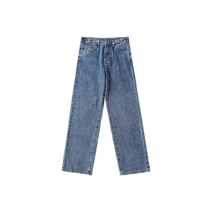 Green Forest Straight Jeans Women's-0