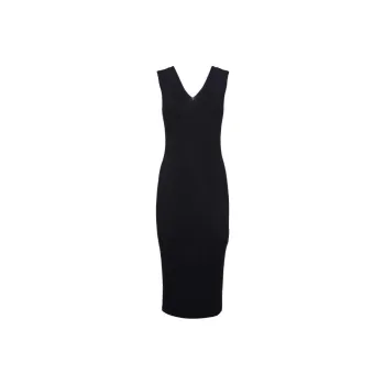 Moncler V-Neck Sleeveless Midi Dress