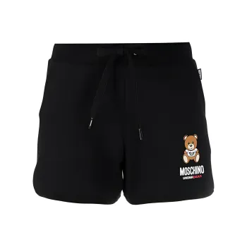 MOSCHINO SS22 Casual Shorts Women's Black