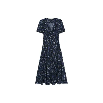 THE KOOPLES Short-Sleeved Dresses Women's Blue