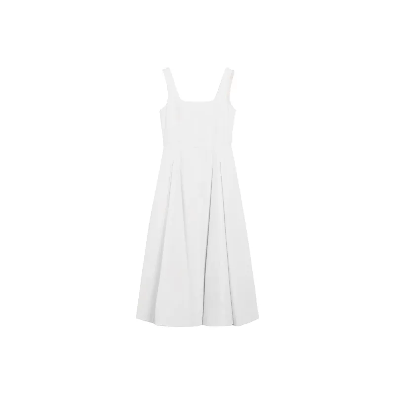 SportMax Sleeveless Dresses Women's White-0