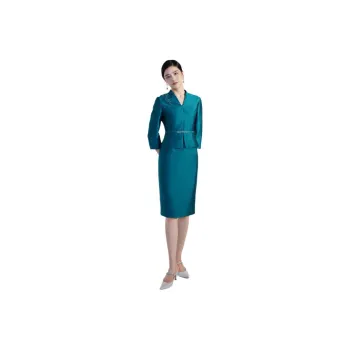 BBLLUUEE Long Sleeved Dress Women's Sea Blue