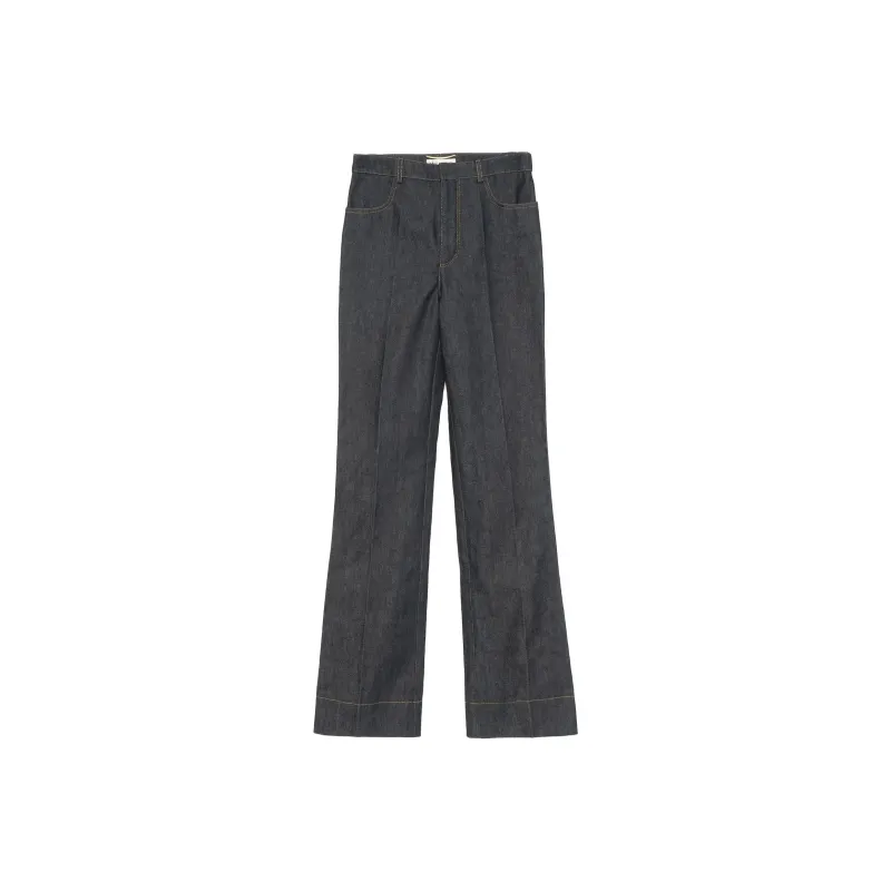 SAINT LAURENT Flared High rise Jeans-0