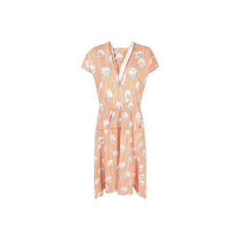 KENZO Short Sleeved Dresses Women's Light Yellow