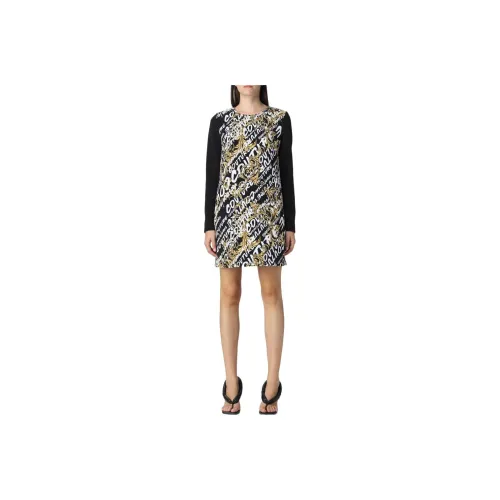 VERSACE JEANS FW22 Long Sleeved Dresses Women's Black