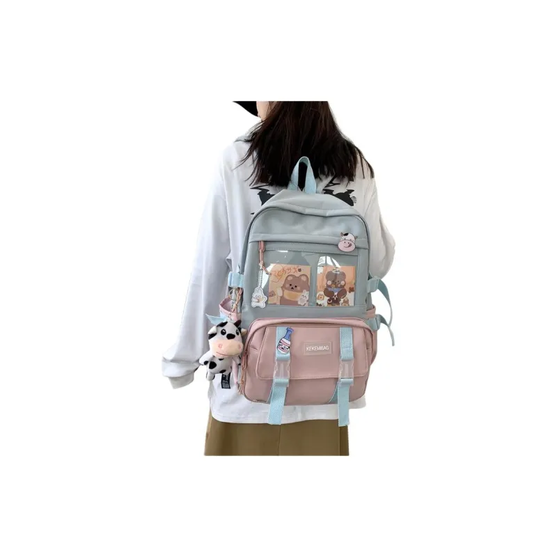 CARTELO Nylon Backpack Regular Women's Multicolor-4