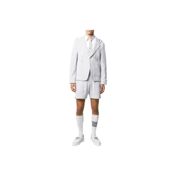 THOM BROWNE· Casual Shorts Men's Light Gray