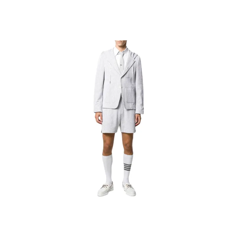 THOM BROWNE· Casual Shorts Men's Light Gray-0