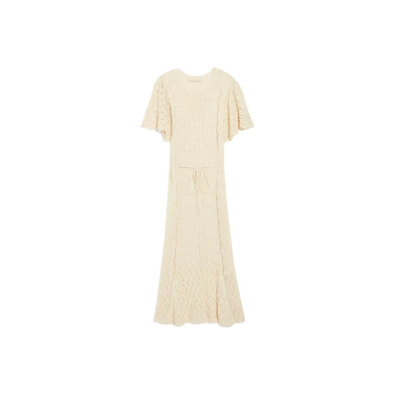 Vanessa Bruno Short Sleeved Dresses Women's Beige-0