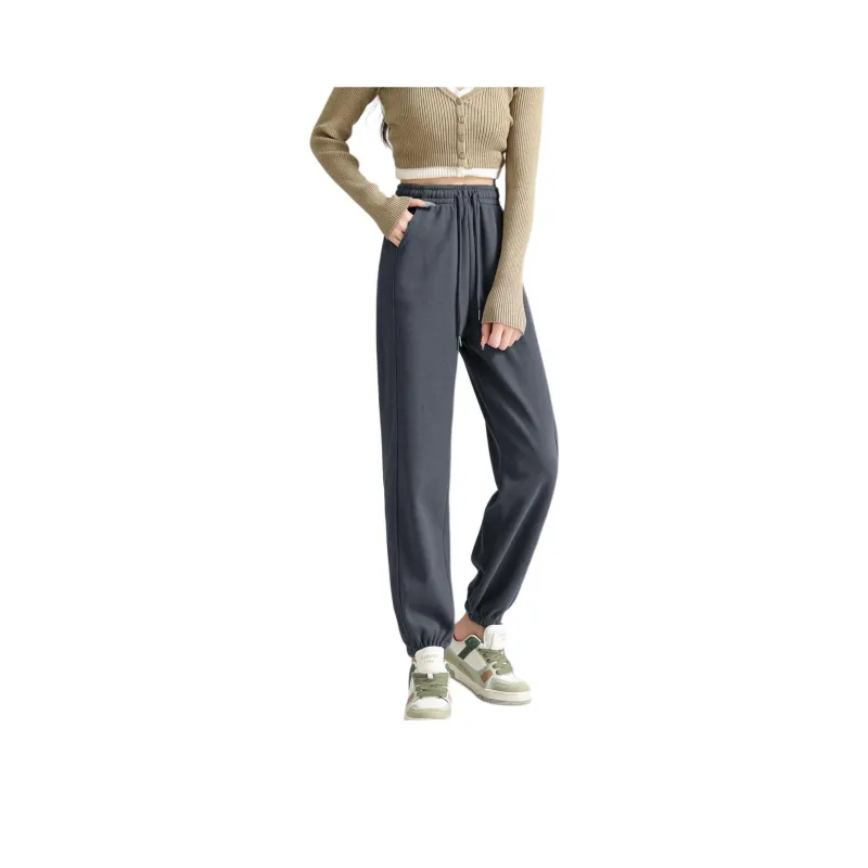 Ya Sheep People Casual Pants Women's Dark Gray-0