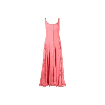 Marine Serre Slip Dresses Women's Red