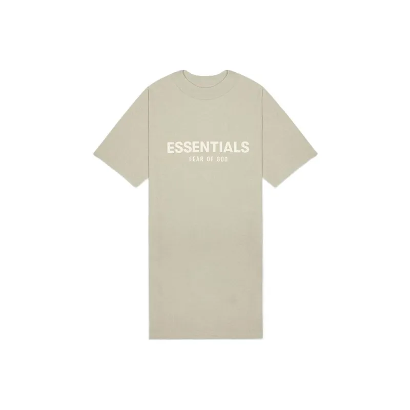 Fear Of God Essentials SS22 Short-Sleeved Dresses Women's Gray Green-0