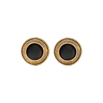 CHANEL Gripoix Clip Earrings