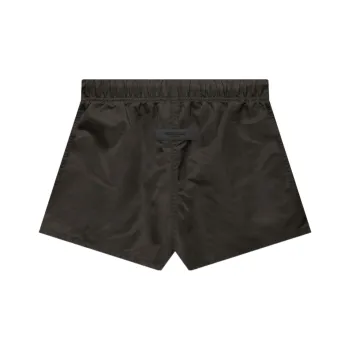 Fear Of God Essentials Women's Nylon Running Shorts Off Black