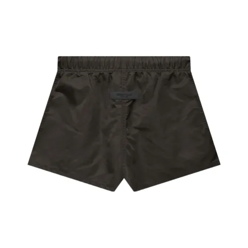 Fear Of God Essentials Women's Nylon Running Shorts Off Black