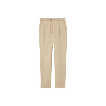 Loro Piana Carlo SS25 Casual Pants Men's Elm Wood Color