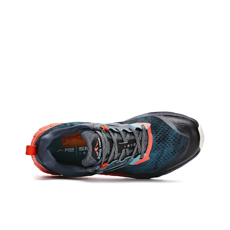 Joma Low Top Trail Running Shoes Men's Black Red-3