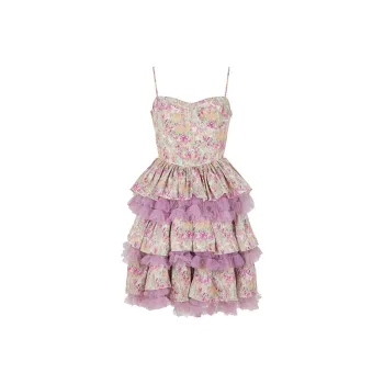 LIULANGGONGHE Camisole Dress Dress Hyacinth Purple
