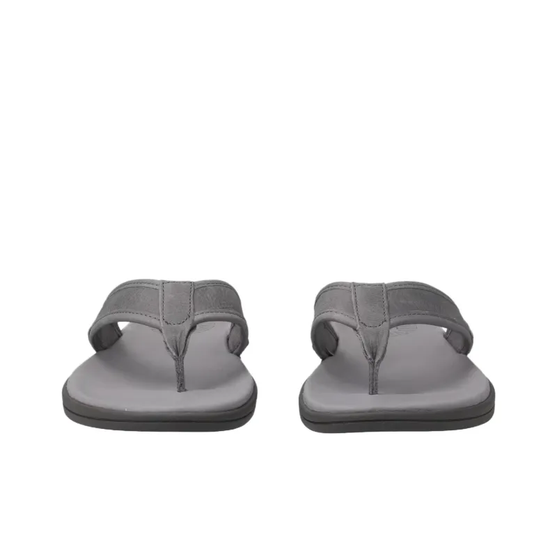 UGG Rubber Sole Abrasion Resistant Flip Flops Men's Gray-2