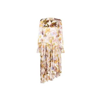 Zimmermann Long-Sleeved Dresses Women's Beige