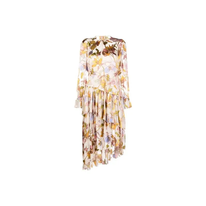 Zimmermann Long-Sleeved Dresses Women's Beige-0