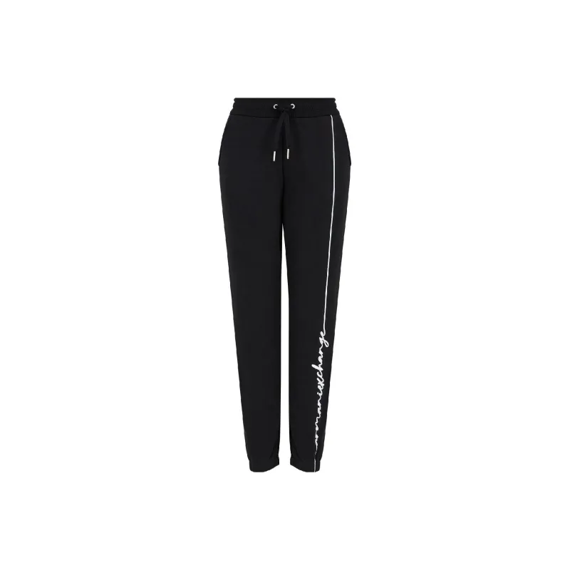 ARMANI EXCHANGE Logo embroidered Drawstring Track Pants-3