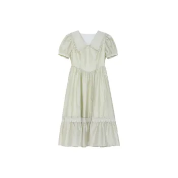 Fstudio Short Sleeved Dresses Women's Green