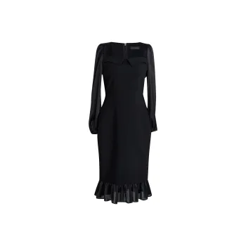 ROEYSHOUSE Long-Sleeved Dresses Women's Black