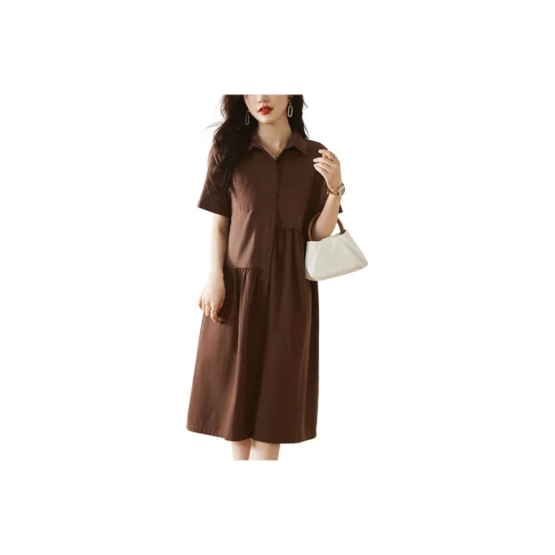 Mula Short Sleeved Dresses Women's-12