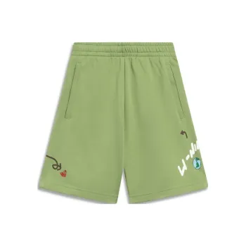 LiNing Sports Lifestyle Collection Sports Fashion Collection Casual Shorts Women's Epil Green
