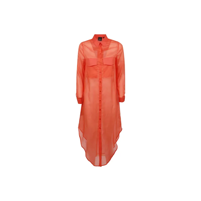 PINKO Long-Sleeved Dresses Women's Orange-0