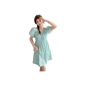 Juden Choi Short Sleeved Dresses Women's Green