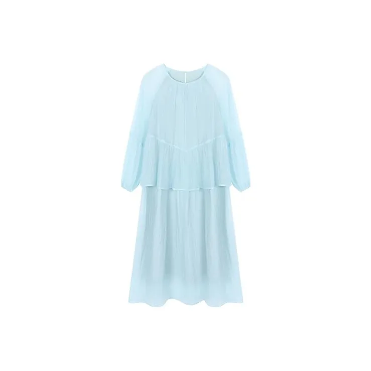 BASIC HOUSE Long-Sleeved Dresses Women's-0