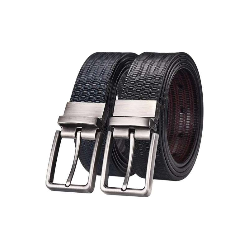 JEANSWEST Cow Split Leather Belts Men's 3.8CM-3