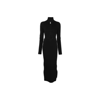 NANUSHKA Long Sleeved Dresses Women's Black