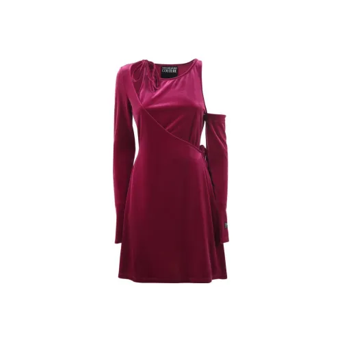 VERSACE JEANS COUTURE Cut out Velvet Dress