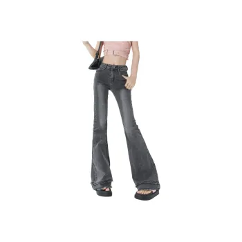 BENGEN Jeans Women's Black Gray