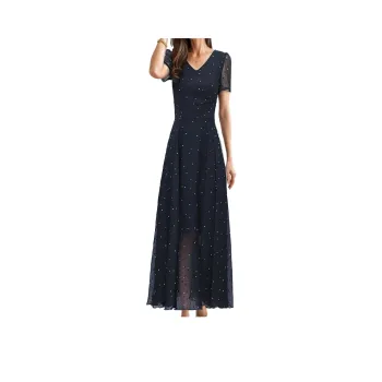Mapping Short Sleeved Dresses Women's Black