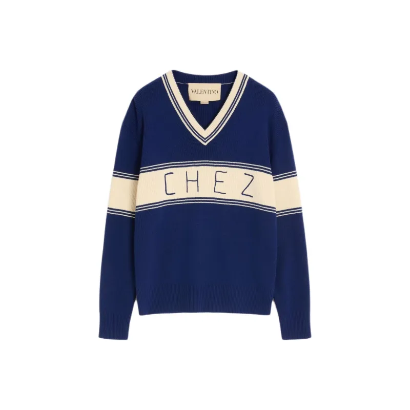 Valentino Chez motif Sweater-0