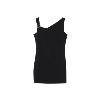 Fendi X VERSACE Sleeveless Dresses Women's Black
